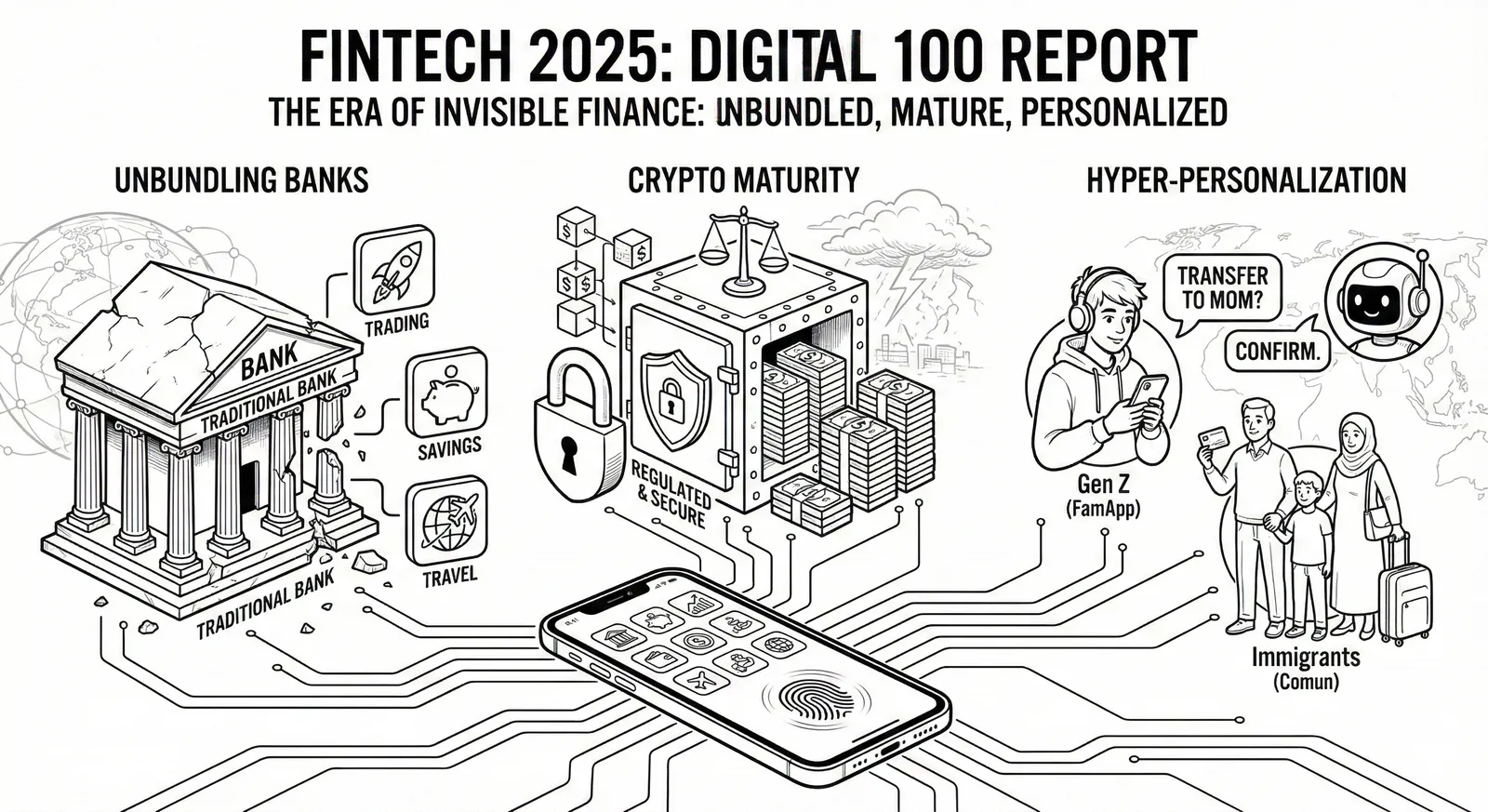 Digital 100: Анализ трендов в финансовых сервисах 2025